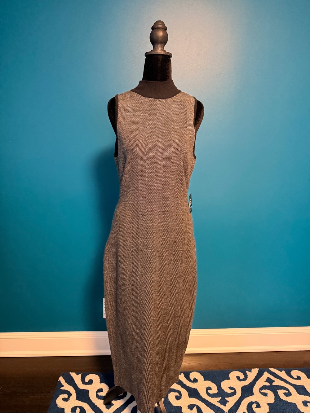 Express Gray Sleeveless Maxi Dress